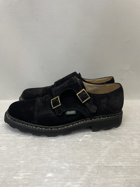 Paraboot WILLIAM MARCHE II ダブルモンクストラップシューズ 5.5 ブラック 981447