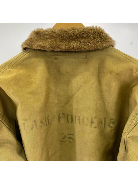 OLD・VINTAGE ジャケット 40's US.NAVY N-1 Deck Jacket (38) カーキ[値下]