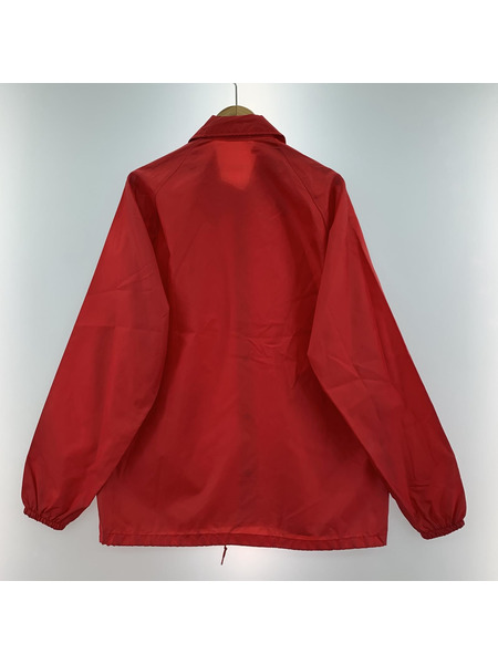 60s Champion MORAVIAN ACADEMY コーチジャケット (M) レッド