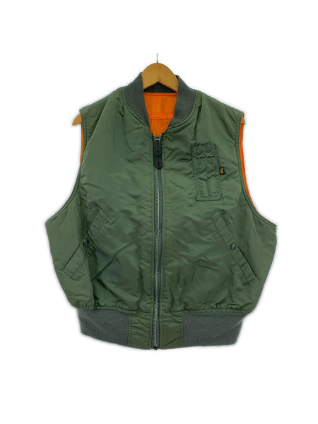 ALPHA フライトジャケット FV-2 VEST カーキ