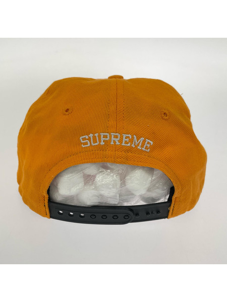 Supreme キャップ FUCK YOU 6パネル オレンジ