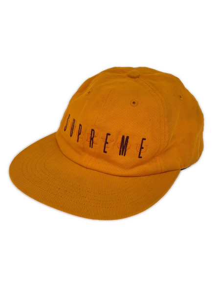 Supreme キャップ FUCK YOU 6パネル オレンジ
