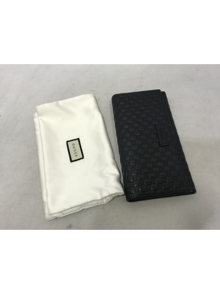 長財布 GUCCI マイクログッチシマ 長財布 449396