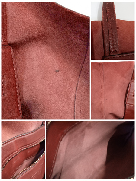 トートバッグ CELINE/ホリゾンタルカバ/ボルドー