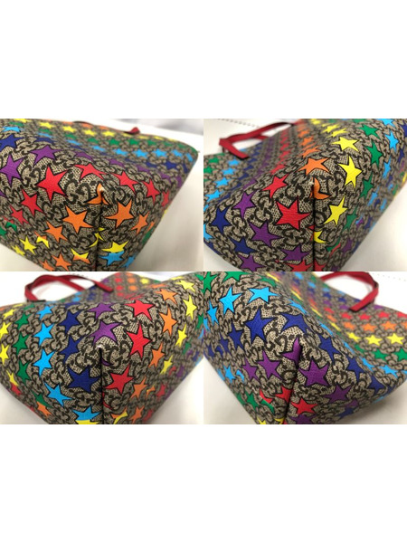 GUCCI チルドレンGGレインボースター トートバッグ ハンドバッグ 410812