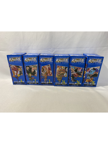 ミニフィギュア ワンピース ワーコレ 大海賊百景1 6種セット