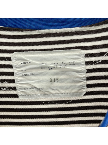 CAMIEL FORTGENS 半袖Tシャツ・カットソー ボーダーSSTEE S