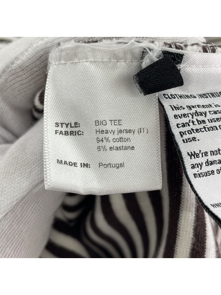 CAMIEL FORTGENS 半袖Tシャツ・カットソー ボーダーSSTEE S