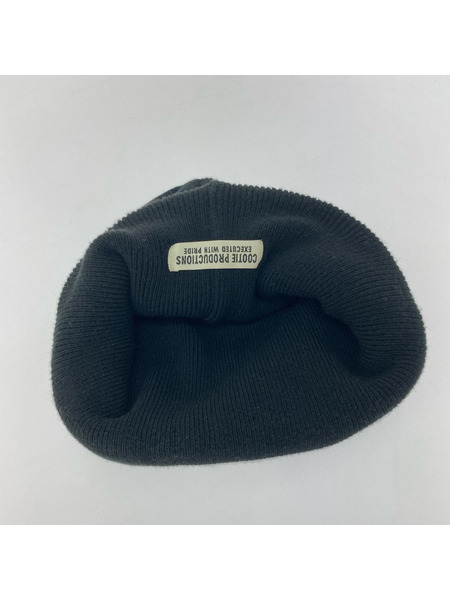 COOTIE ニットキャップ Embroidery Dry Tech Big Cuffed Beanie