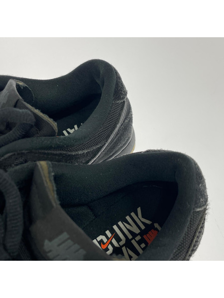 NIKE スニーカー UNDEFEATED X DUNK LOW 黒 24.5cm[値下]