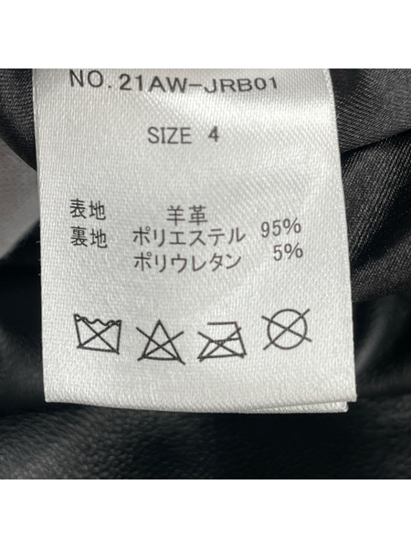 ライダース 羊革 JACKROSE ダブル