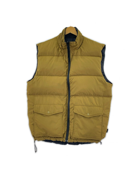 STUSSY ジャケット リバーシブル ダウンジャケット ブラック/キャメル