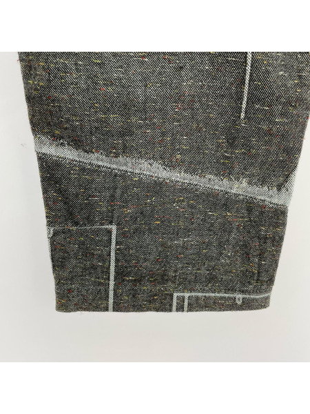 ISSEY MIYAKE MEN 13AW ネップデザインデニムパンツ 2 グレー ME33FF191