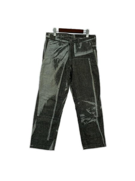 ISSEY MIYAKE MEN 13AW ネップデザインデニムパンツ 2 グレー ME33FF191