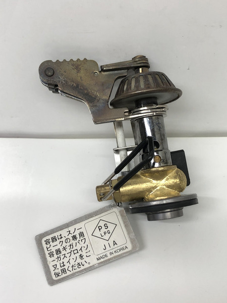 snow peak GS-110AR　※点火装置（圧電点火装置）動作確認済/※カセットガスを装着しての動作確認はしておりません。