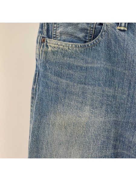 A.PRESSE No.2 Washed Denim Pants デニムパンツ 32 ブルー