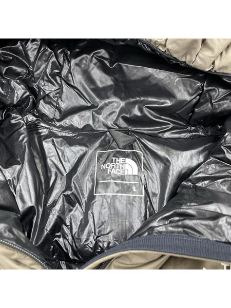 THE NORTH FACE ダウンジャケット PERTEX THUNDER HOODIE/グレー