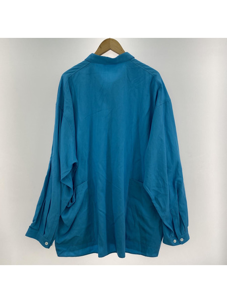 DIGAWEL Side pocket L/S shirt (2) ブルー[値下]