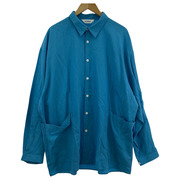 DIGAWEL Side pocket L/S shirt (2) ブルー[値下]