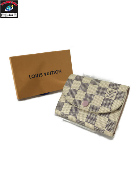 Lv コンパクトウォレット N64022 ダミエアズール ポルトフォイユ・ヴィクトリーヌ