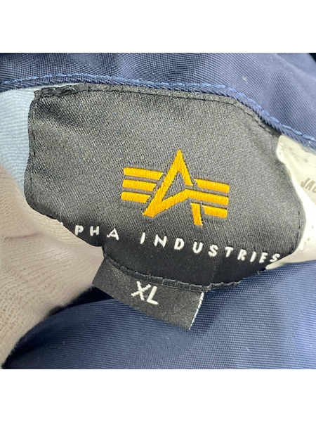 ALPHA フライトジャケット NASA APOLLO II 紺