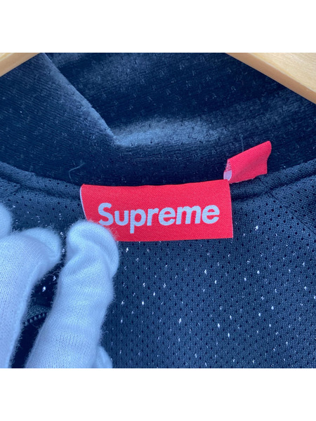 Supreme ジャケット VELOUR MESH JACKET BLACK SIZE:S
