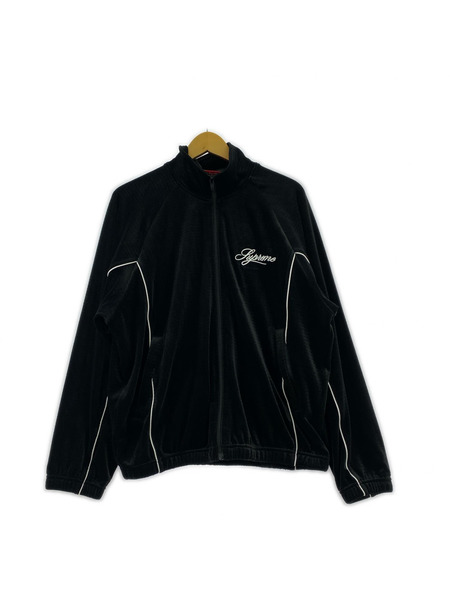 Supreme ジャケット VELOUR MESH JACKET BLACK SIZE:S