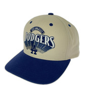mitchell&ness キャップ LA dogers 青