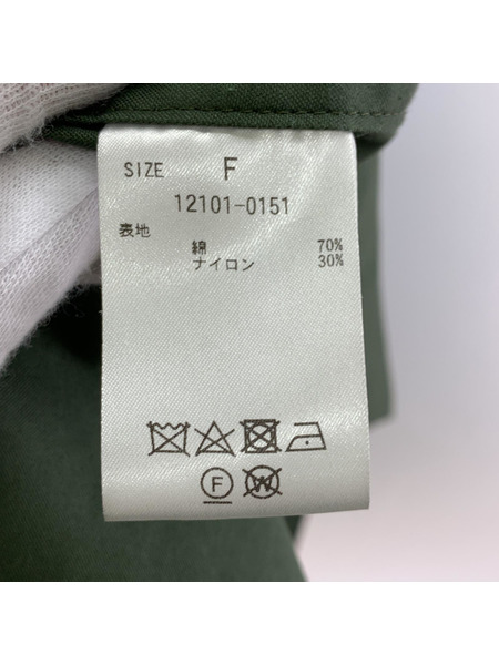 CLANE OVER LONG MODS COAT（F）カーキ 12101-0151[値下]