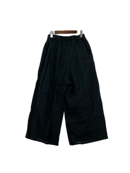 パンツ mizuiroind/リネンボリュームイージーパンツ/BLK