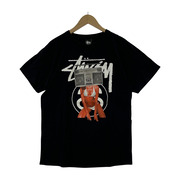 STUSSY ラジカセガール Tシャツ 黒 M