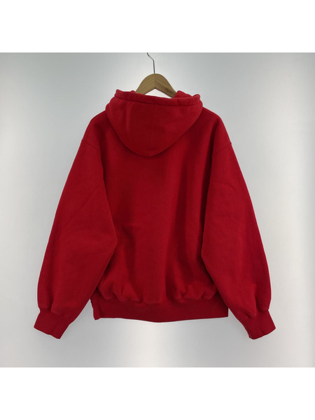 Supreme パーカー（ジップアップ） Varsity Hooded Sweatshirts 赤 S[値下]