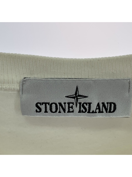 STONE ISLAND スウェット・トレーナー L/Sスウェット M WHT 791562420[値下]