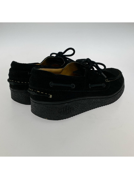 シューズ MANEBU スウェードシューズ 黒 40