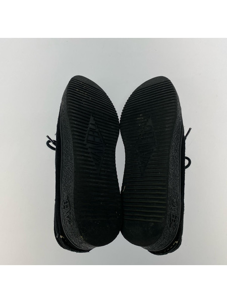 シューズ MANEBU スウェードシューズ 黒 40