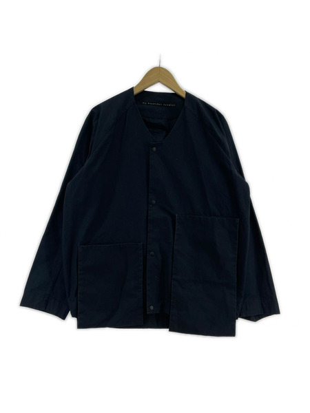 my beautiful land let ジャケット アンティークホースクロス ノーカラーブルゾン 黒 (0)