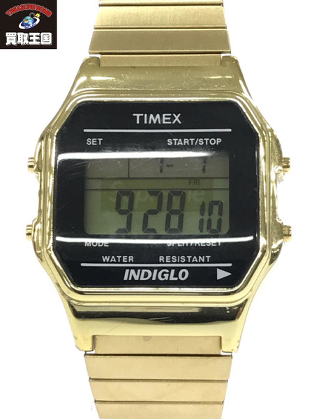 SUPREME ×Timex 19AW ゴールド時計 - 腕時計(デジタル)