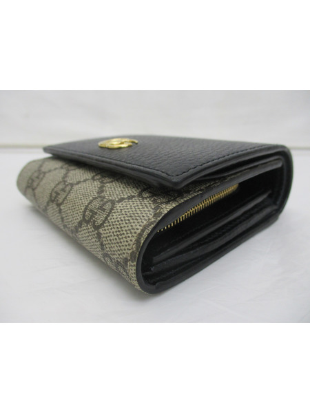 コンパクトウォレット GUCCI GGマーモント 黒