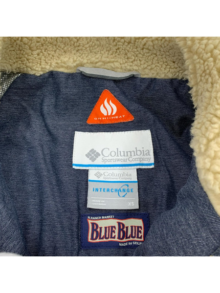 Columbia ジャケット ×BLUE BLUE パーセンテールマウンテンインターチェンジジャケット XS