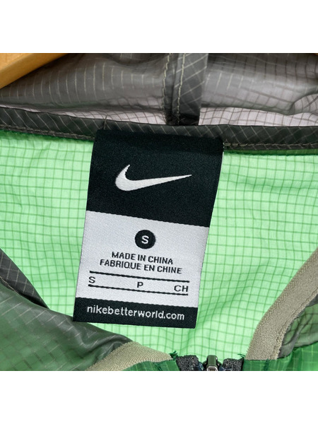 GYAKUSOU テックナイロンパーカー S グリーン SP130802PMA