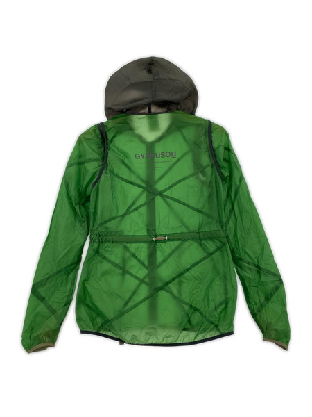 GYAKUSOU テックナイロンパーカー S グリーン SP130802PMA