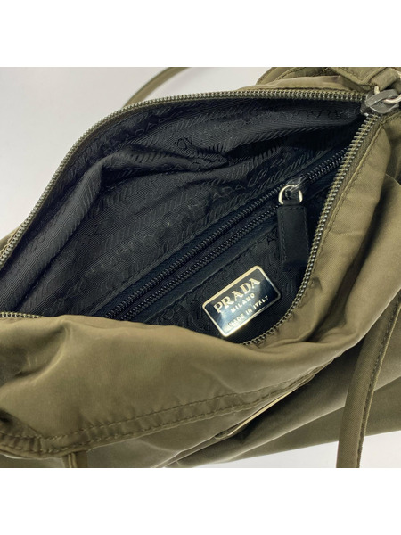 トートバッグ PRADA ナイロントート カーキ
