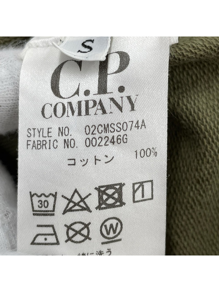 C.P.Company Arm Lens Popover Hoody ゴーグルパーカー S カーキ