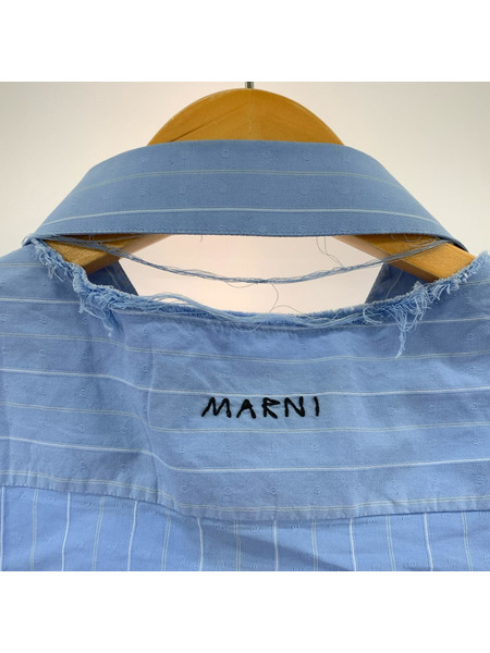 MARNI 長袖シャツ CRASH STRIPE SHIRT