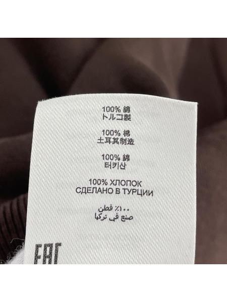 DRIES VAN NOTEN DRIES VAN NOTEN トルコ製 2トーンスウェット 茶 (L)