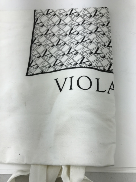 VIOLAd'ORO ヴィオラドーロ トートバッグ ロゴ入り 2WAY BRUNO 縦型 V-1381[値下]
