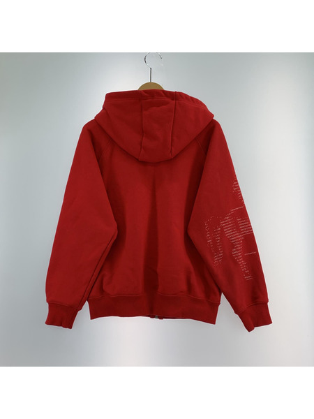 パーカー(ジップアップ) gadid anoniem BERNY RED｜商品番号