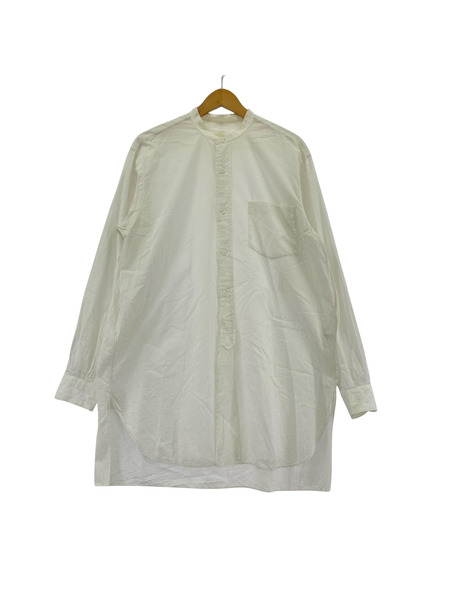 COMOLI 長袖シャツ 18SS バンドカラーシャツ 2 ホワイト