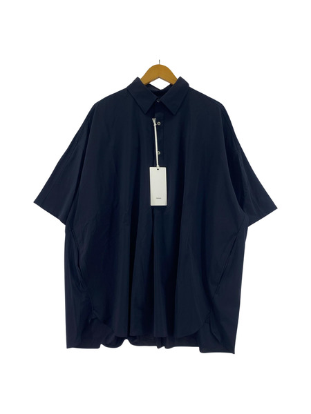 graphpaper 25SS Flex Tricot S/S Pullover Shirt O/S ネイビー GM252-50038