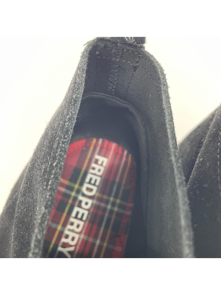 FRED PERRY スニーカー ホーリースエード チャカシューズ BLK (26.0)